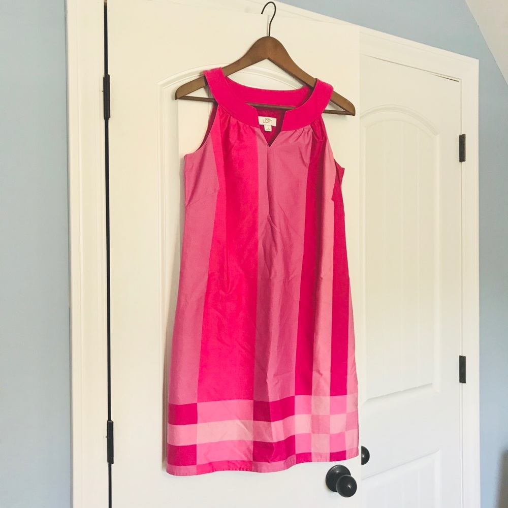 Loft Pink Shift Dress